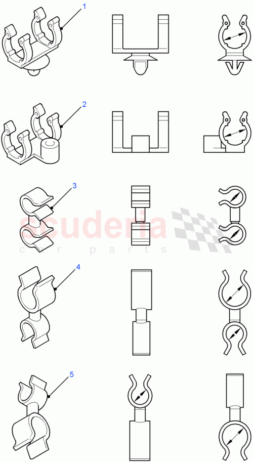 Part Diagram for Land Rover ESR301