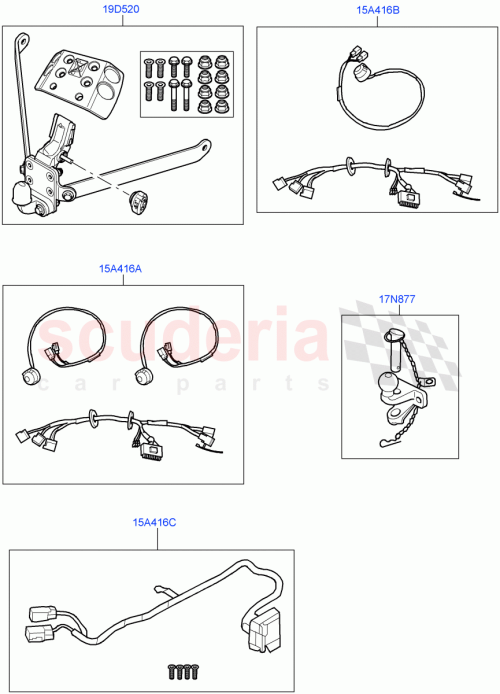 Part Diagram for Land Rover VPLST0015