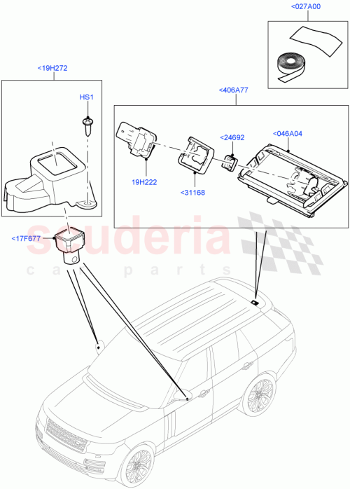 Part Diagram for Land Rover LR092032