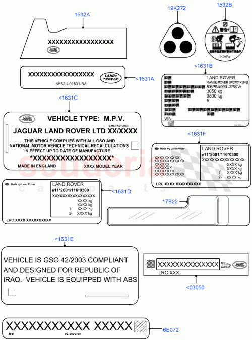 Part Diagram for Land Rover LR144643