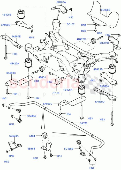 Part Diagram for Land Rover LR060608