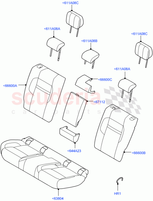 Part Diagram for Land Rover LR133732