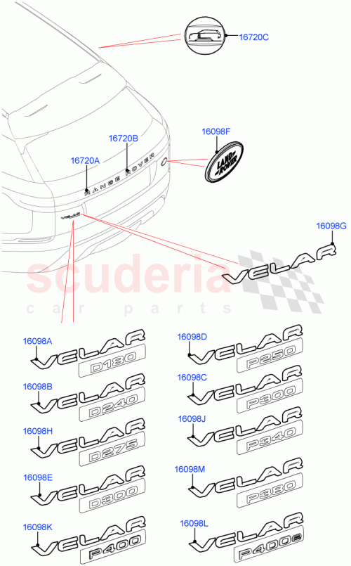 Part Diagram for Land Rover LR154636