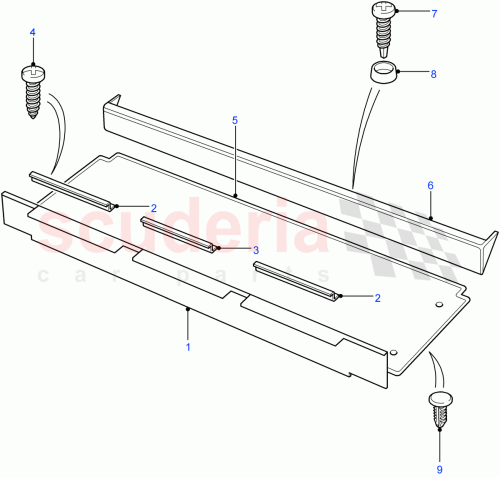 Part Diagram for Land Rover 396542