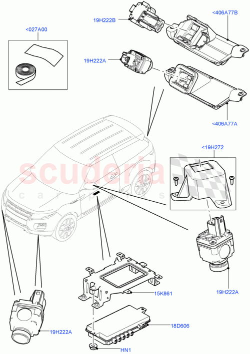 Part Diagram for Land Rover LR052057
