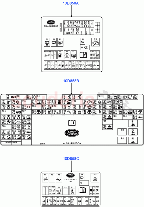 Part Diagram for Land Rover LR032794
