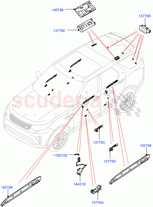 Part Diagram for Land Rover LR082506