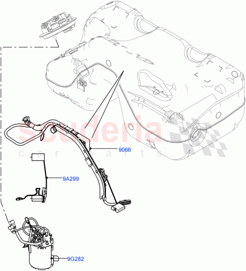 Part Diagram for Land Rover LR032809