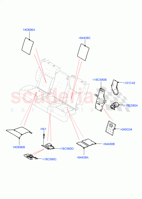 Part Diagram for Land Rover LR142966