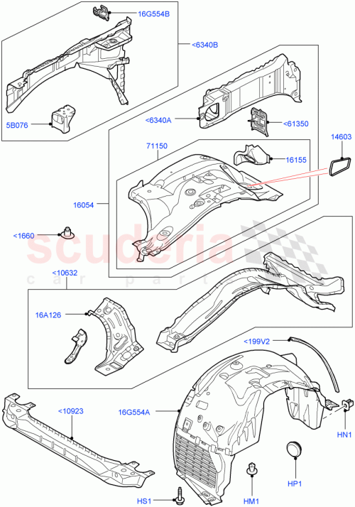 Part Diagram for Land Rover CLF500103