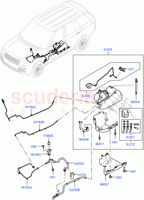 Part Diagram for Land Rover LR125260