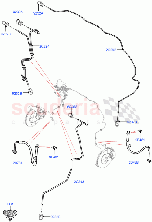 Part Diagram for Land Rover LR141703