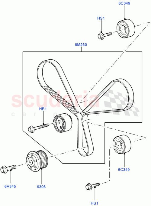 Part Diagram for Land Rover LR002458