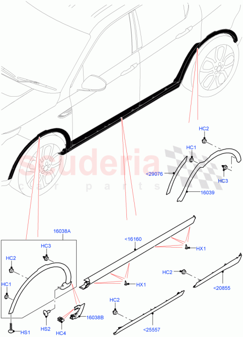 Part Diagram for Land Rover LR149829