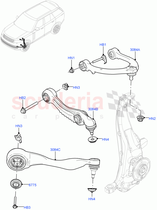 Part Diagram for Land Rover LR090514