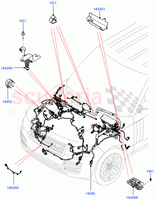 Part Diagram for Land Rover LR051116