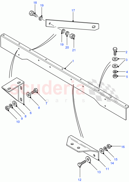 Part Diagram for Land Rover MTC3042