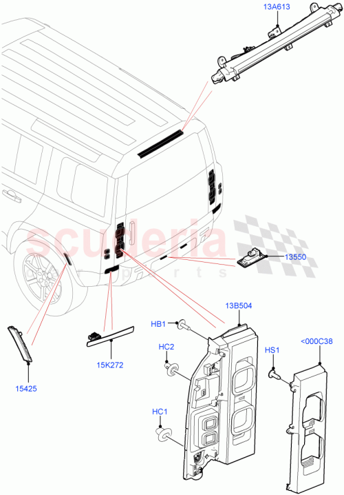 Part Diagram for Land Rover LR133582