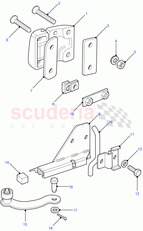 Part Diagram for Land Rover MWC6450