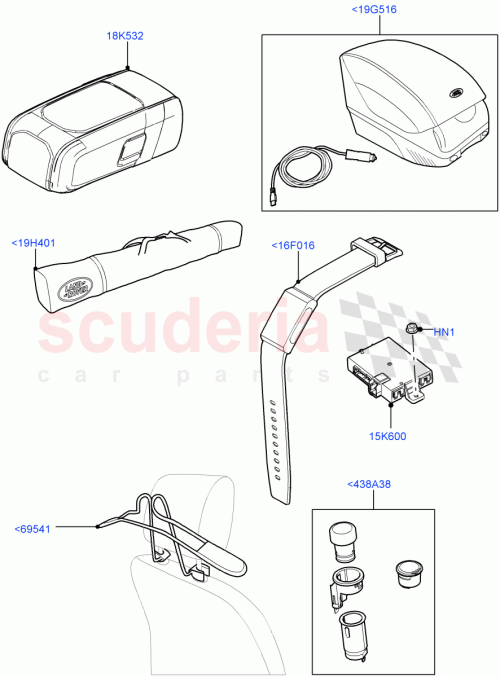 Part Diagram for Land Rover VPLES0573