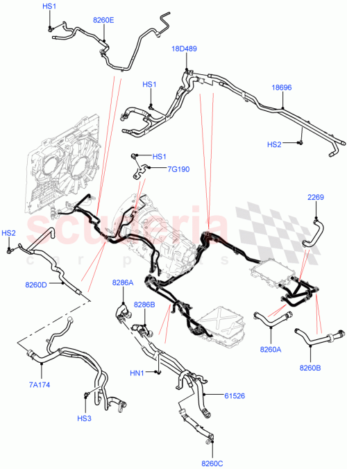 Part Diagram for Land Rover LR100964