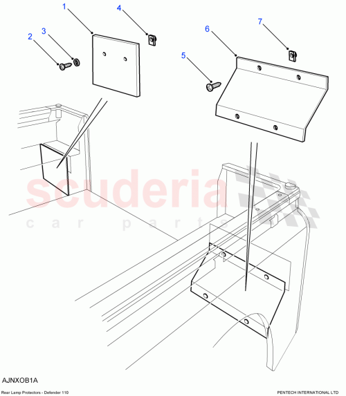 Part Diagram for Land Rover AK610022