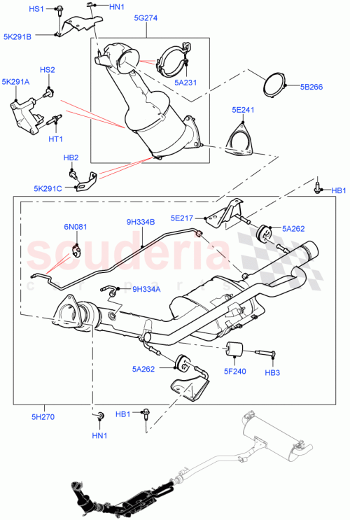 Part Diagram for Land Rover LR114103