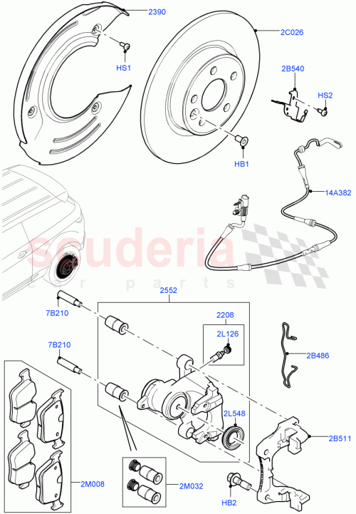 Part Diagram for Land Rover LR072012