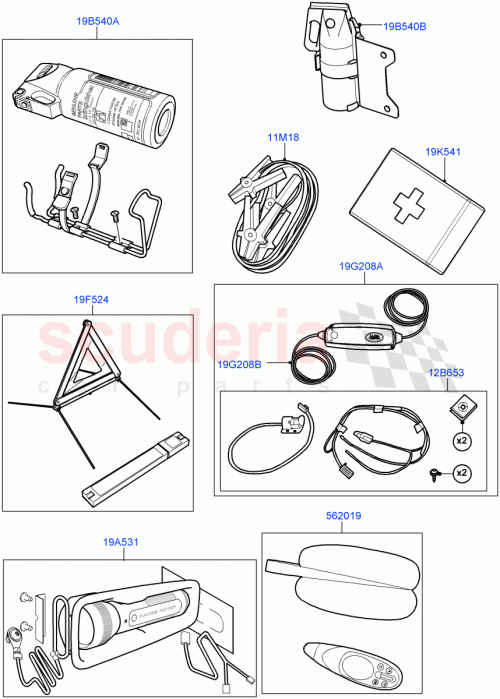 Part Diagram for Land Rover VPLVC0060