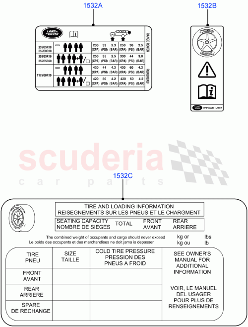 Part Diagram for Land Rover LR017023