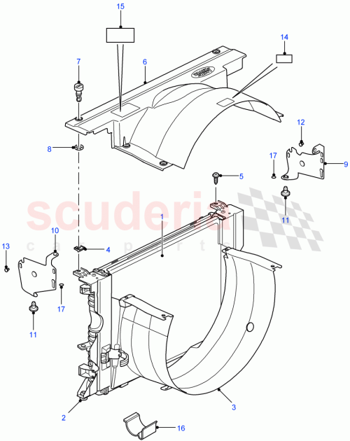 Part Diagram for Land Rover PYP100550