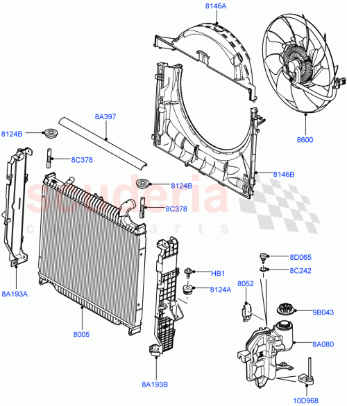 Part Diagram for Land Rover PGK500291