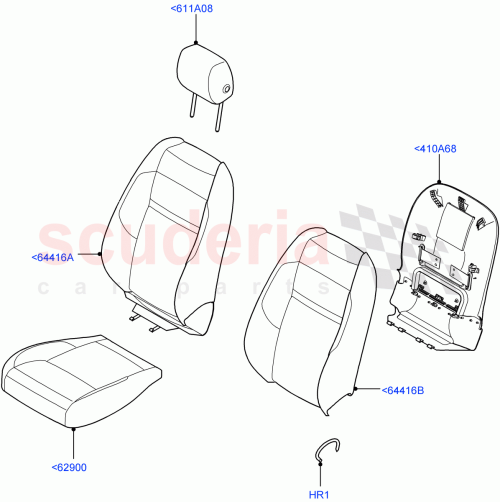 Part Diagram for Land Rover LR134761