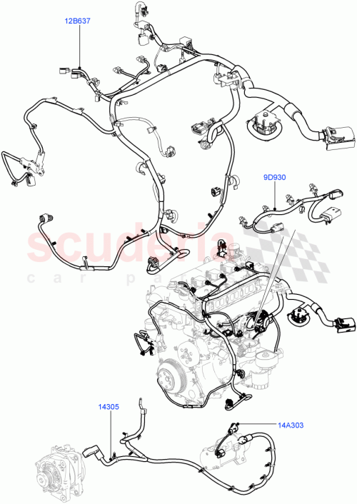 Part Diagram for Land Rover LR059308