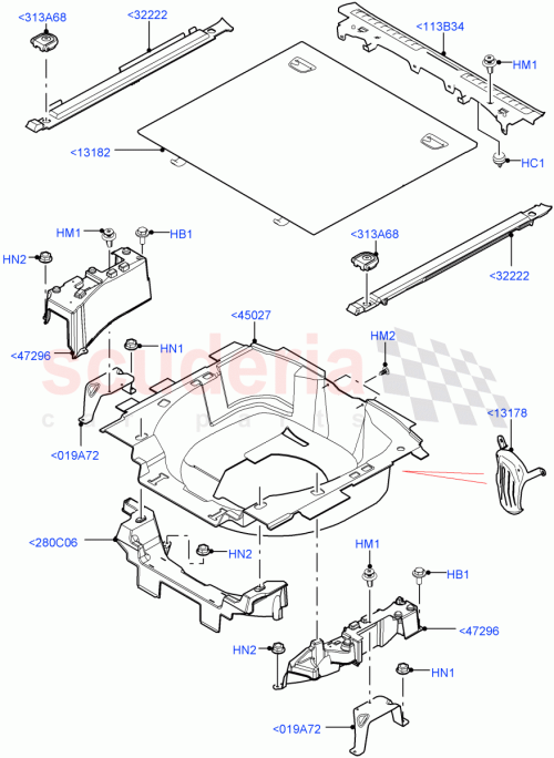 Part Diagram for Land Rover LR055395