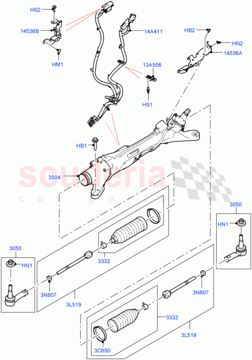 Part Diagram for Land Rover LR162107