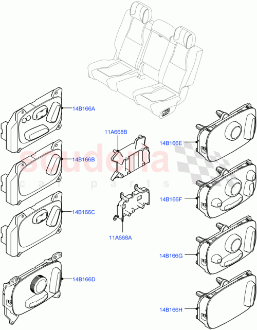 Part Diagram for Land Rover LR070738