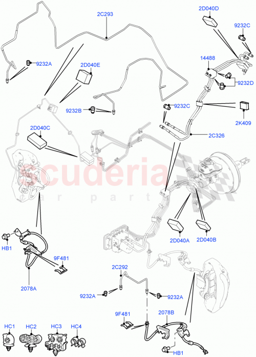 Part Diagram for Land Rover LR155149