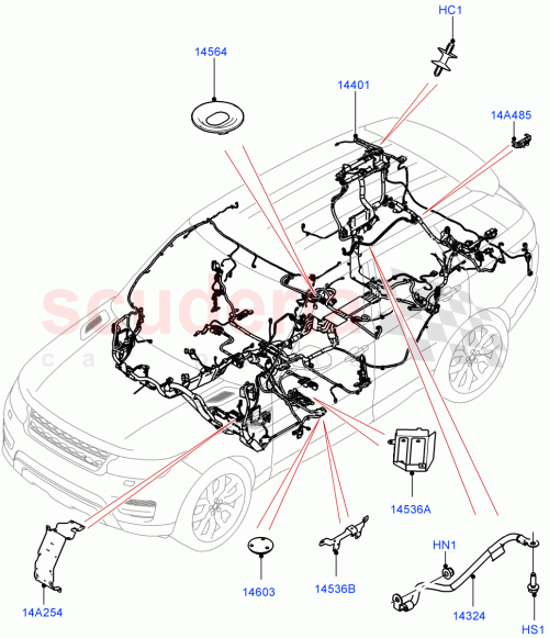 Part Diagram for Land Rover LR063451