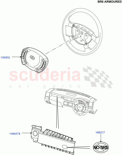 Part Diagram for Land Rover EHM500280WQJ