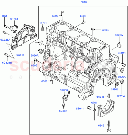 Part Diagram for Land Rover LR009838