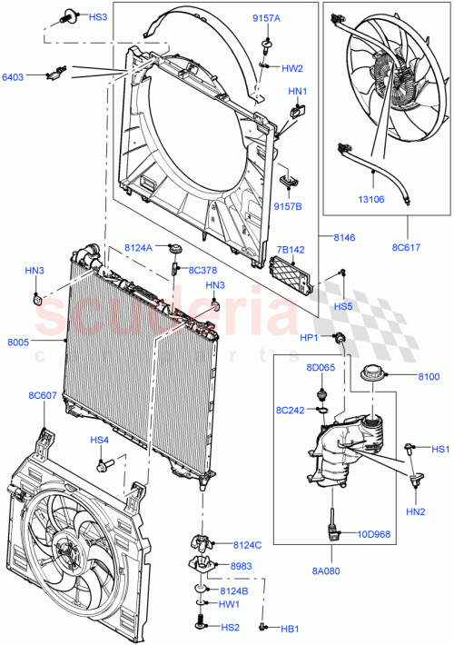 Part Diagram for Land Rover LR152863