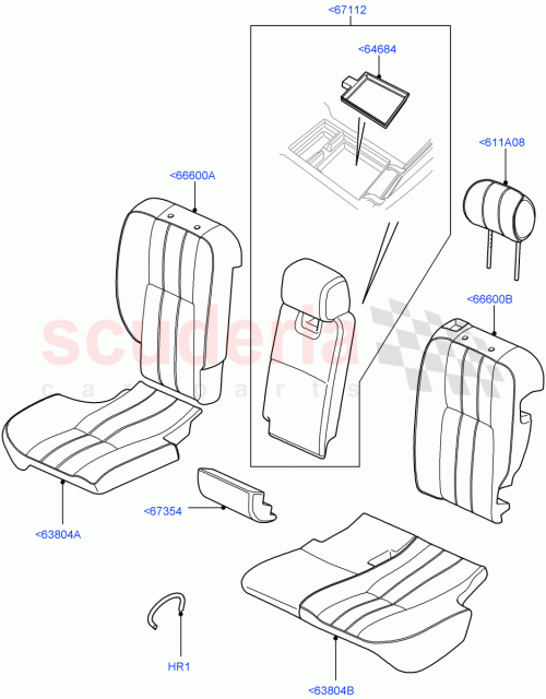 Part Diagram for Land Rover LR030675