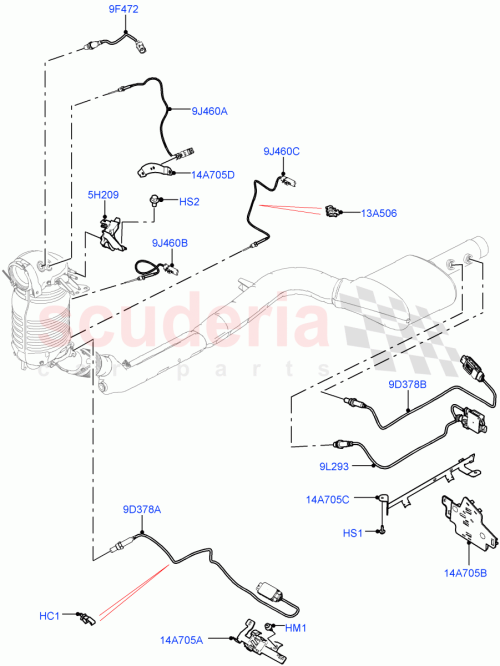Part Diagram for Land Rover LR140308