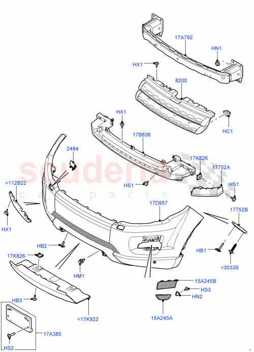 Part Diagram for Land Rover LR028941