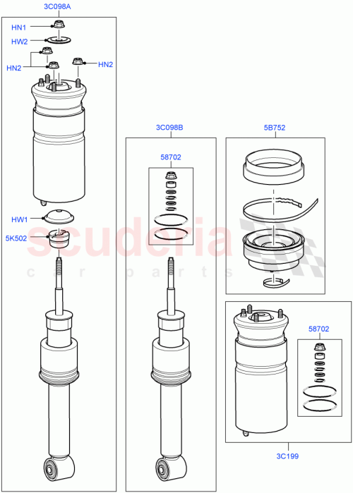 Part Diagram for Land Rover LR016427