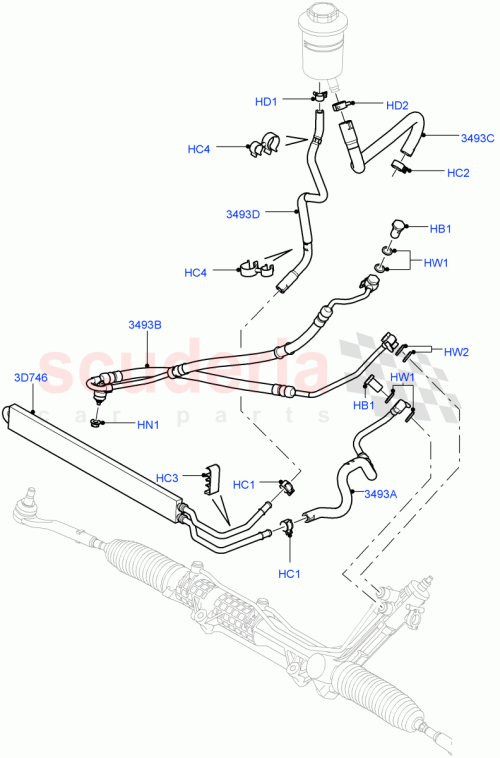 Part Diagram for Land Rover LR011986