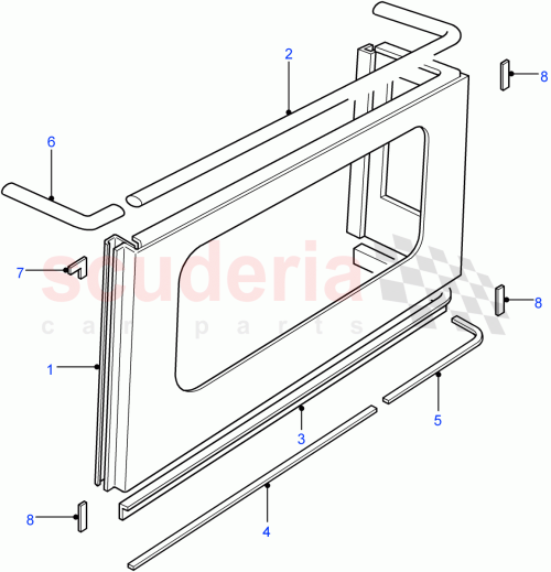 Part Diagram for Land Rover MXC3685