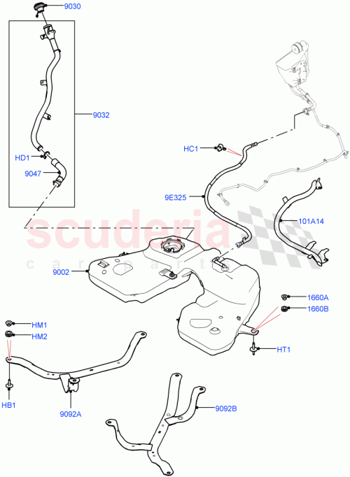 Part Diagram for Land Rover LR174036