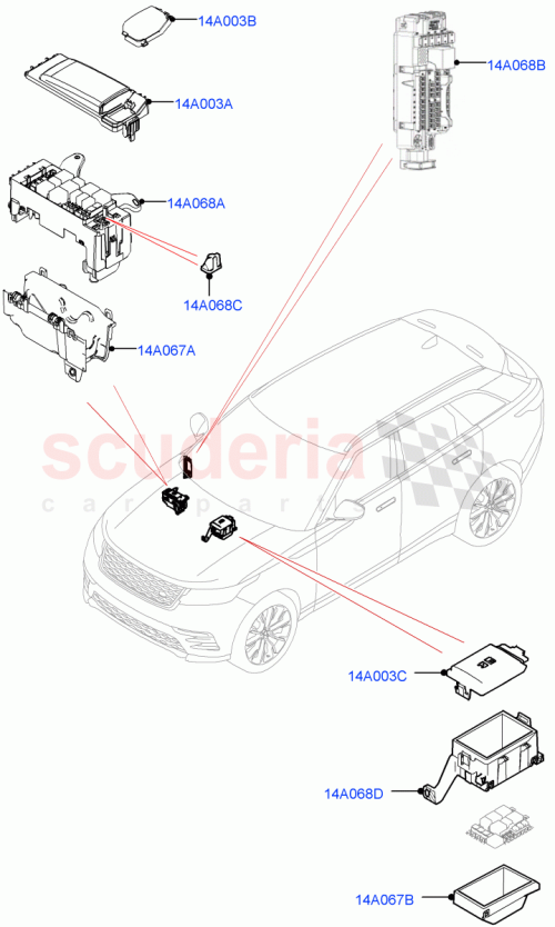 Part Diagram for Land Rover LR150022